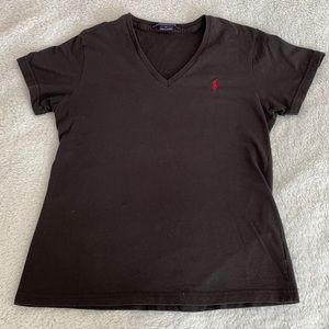 Ralph Lauren logo V neck